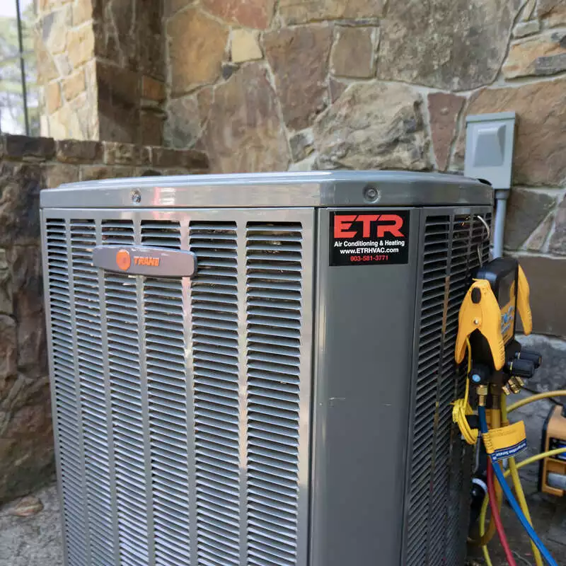new Trane air conditioner install