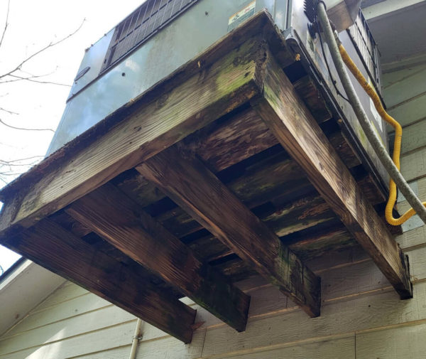 above-ground-install-before-2 above ground hvac installation